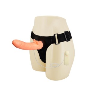 BAILE Ultra Passionate Vibrating strap-on – wibrujący, obrotowy - 2