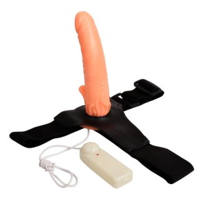 BAILE Ultra Passionate Vibrating strap-on – wibrujący, obrotowy - 3