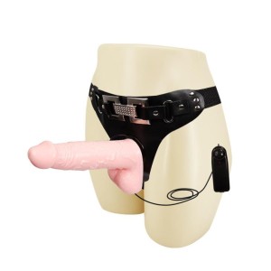 BAILE Sensual Comfort strap-on z wibracjami – regulowana uprząż - 1