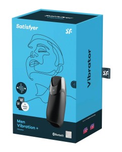 Satisfyer Men Vibration+ - masturbator sterowany telefonem czarny - 2