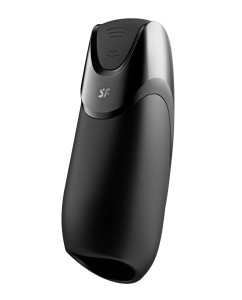Satisfyer Men Vibration+ - masturbator sterowany telefonem czarny