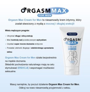 Orgasm Max krem na potencję, naturalny skład – 50 ml - 2