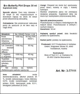 Supl.diety-Ero Butterfly hiszpańska mucha z aktywnymi składnikami - 3