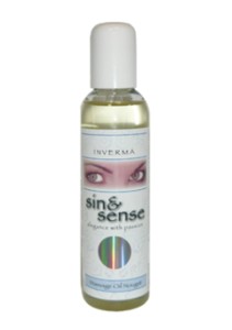 Sin&sense Massage Oil Nougat olejek do masażu – nugatowy, 150 ml - 1