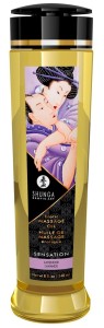 Shunga Sensation olejek do masażu – wegański, lawenda, 240 ml - 1