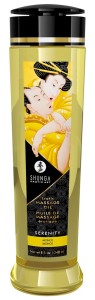 Shunga Serenity Monoi olejek do masażu – wegański, 240 ml, z wit. E - 1