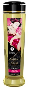 Shunga Amour Sweet Lotus olejek do masażu – wegański, lotos, 240 ml - 1