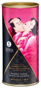 Shunga Raspberry Feeling olejek do masażu – rozgrzewający, 100 ml - 2