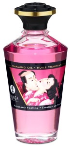 Shunga Raspberry Feeling olejek do masażu – rozgrzewający, 100 ml - 3
