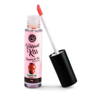 Vibrant Kiss Strawberry Gum kosmetyki do gry wstępnej – wibrujący, 6 g - 2