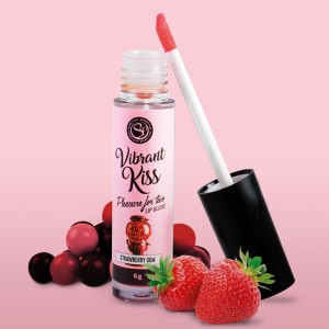 Vibrant Kiss Strawberry Gum kosmetyki do gry wstępnej – wibrujący, 6 g - 4