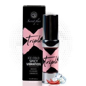 Triple X 3 w 1 żel stymulujący – uczucie wibracji, wegański, 15 ml - 1