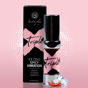 Triple X 3 w 1 żel stymulujący – uczucie wibracji, wegański, 15 ml - 3