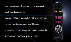 ORIENT MUSK feromony damskie, zmysłowy zapach z piżmem – 50ml - 2