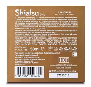 SHIATSU feromony damskie, zmysłowy zapach z limonką – 50ml - 6