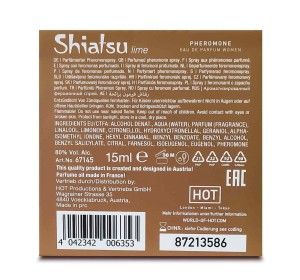 SHIATSU feromony damskie, zmysłowy zapach z limonką – 15ml - 6
