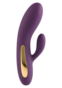 Splendor Rabbit Purple wibrator króliczek silikonowy – 7 trybów, USB - 1