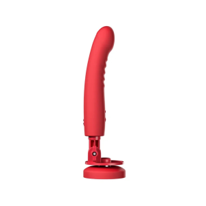 Lovense Mission 2 dildo szklane – wibrujące, z przyssawką, 14 cm