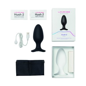Lovense Hush 2 L korek analny wibrujący z aplikacją silikonowy - 9