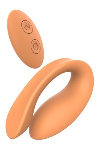 Dream Toys Glam wibrator dla par silikonowy, z pilotem – zasięg 10 m - 1