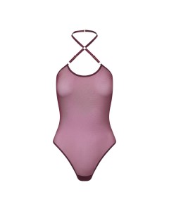 Promees Batty Burgundy body – siateczkowe – regulowane paski, XS/S - 1