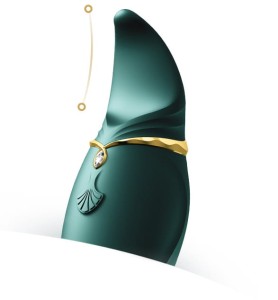 Wielofunkcyjny wibrator punktowy Zalo Hero Jewel Green - 7