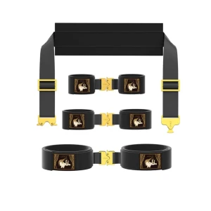 Upko Clack Restraints zestaw do BDSM regulowany – z podwójnymi klamrami - 1