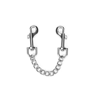 Liebe Seele Black Bond Wrist Cuffs kajdanki – z łańcuszkiem - 5