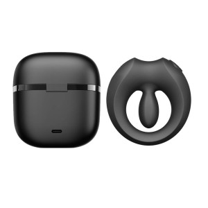 Pierścień erekcyjny ze stymulatorem Apis Obsidian Black Zalo - 15