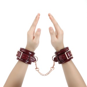 Liebe Seele kajdanki Wine Red Handcuffs - 3