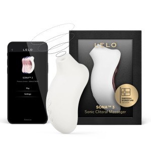 Stymulator łechtaczki sterowany aplikacją Sona 3 Cream LELO - 2