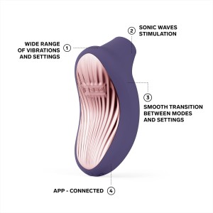 Stymulator łechtaczki sterowany aplikacją Sona 3 Cyber Purple LELO - 10