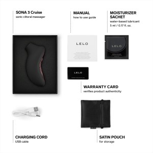 Stymulator łechtaczki sterowany aplikacją Sona 3 Cruise Black LELO - 10