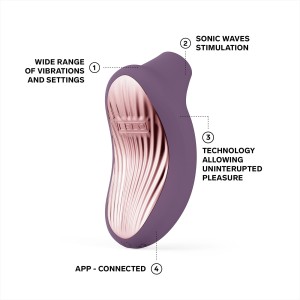 Stymulator łechtaczki sterowany aplikacją Sona 3 Cruise Plum LELO - 10