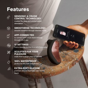 Stymulator łechtaczki sterowany aplikacją Sona 3 Cruise Plum LELO - 11